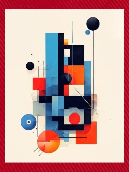 Abstrakte geometrische Komposition