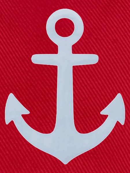 Minimalistischer nautischer Pastellanker