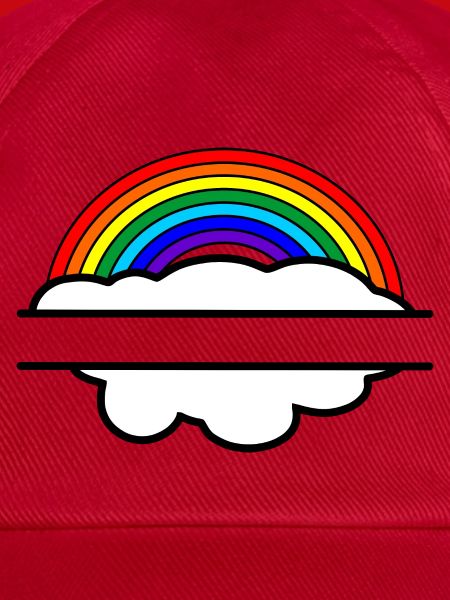 Regenbogenwolken-Namensbanner