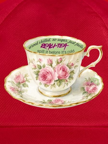 Rosentee-Tasse Spruchdesign Reali-tea