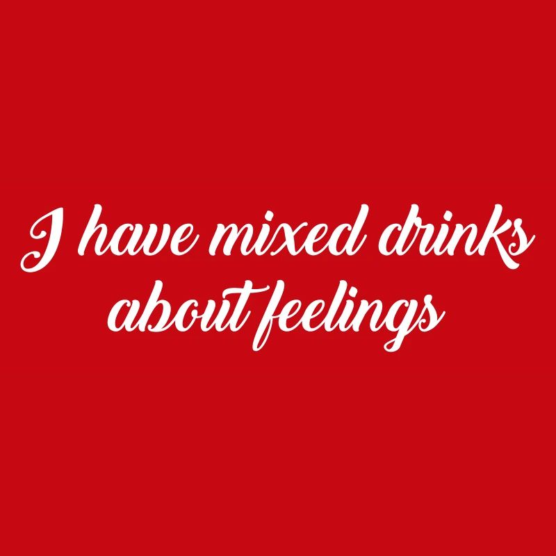 mixed drinks text