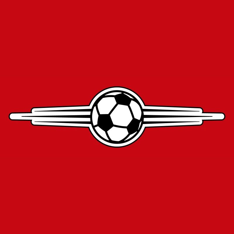 Fussball Symbol Linie