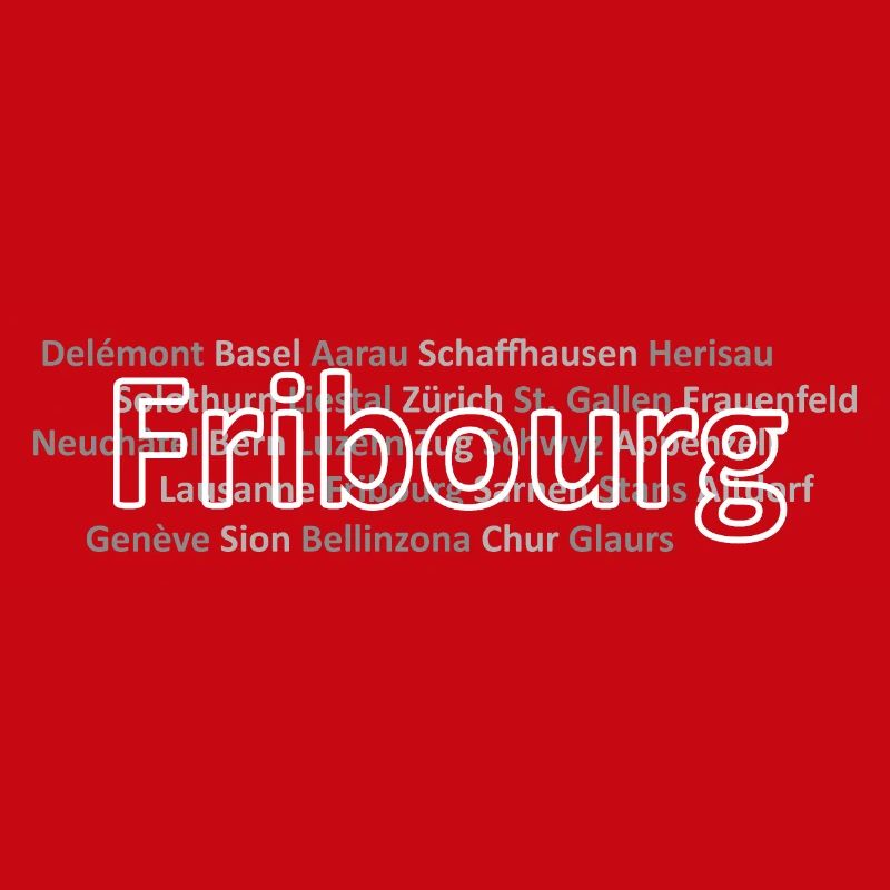 Schweizer Städte Fribourg