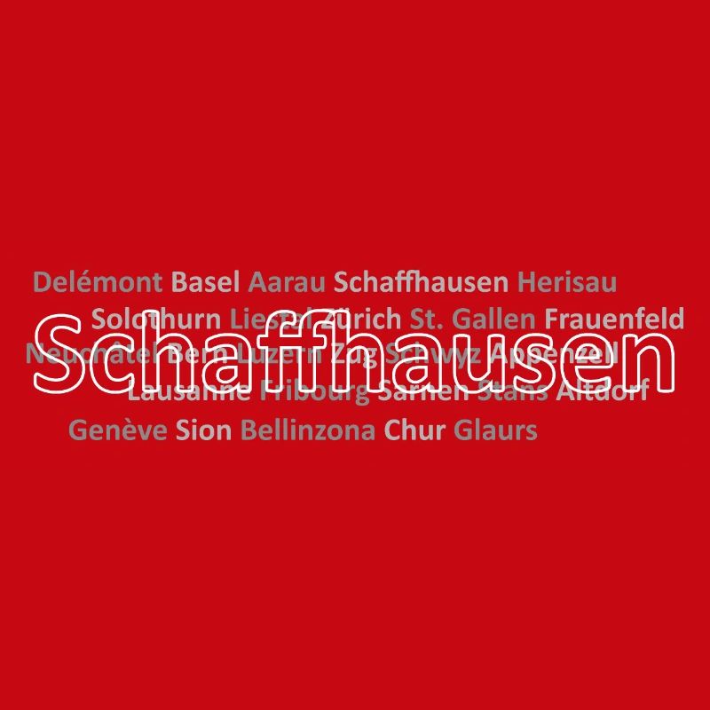 Schweizer Städte Schaffhausen