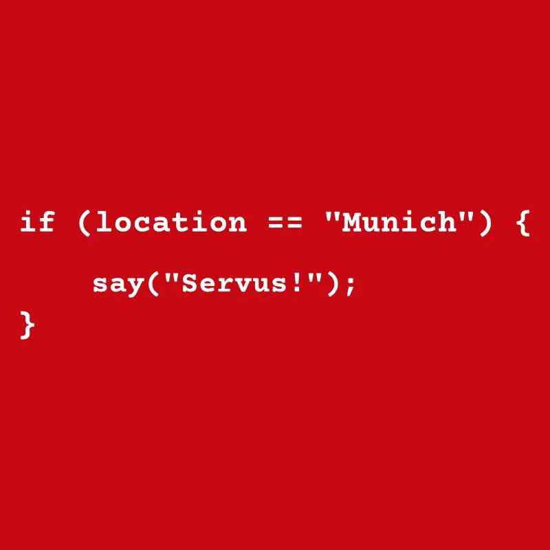 Programmateur drôle de Munich Servus, Bavière