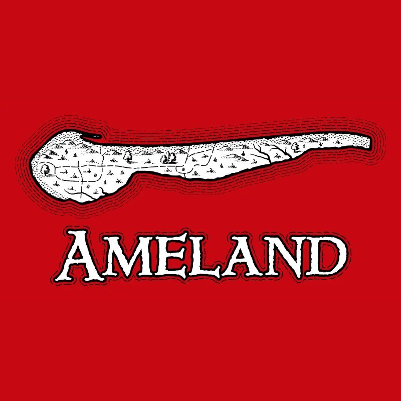 Ameland | Antique map | Treasure map