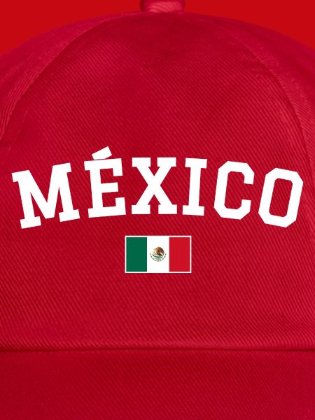 Mexico Flag Design White