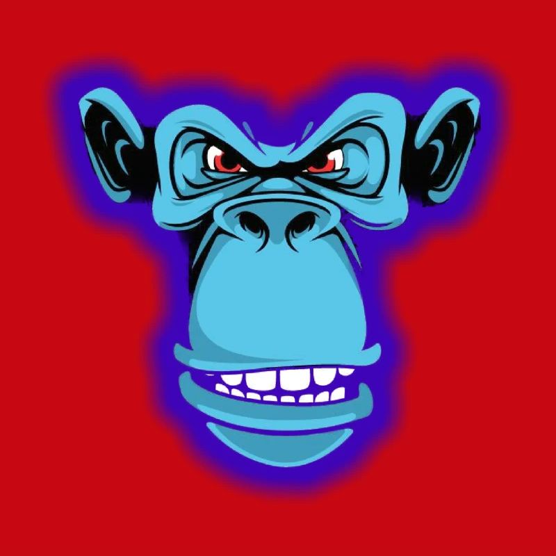 Singe bleu