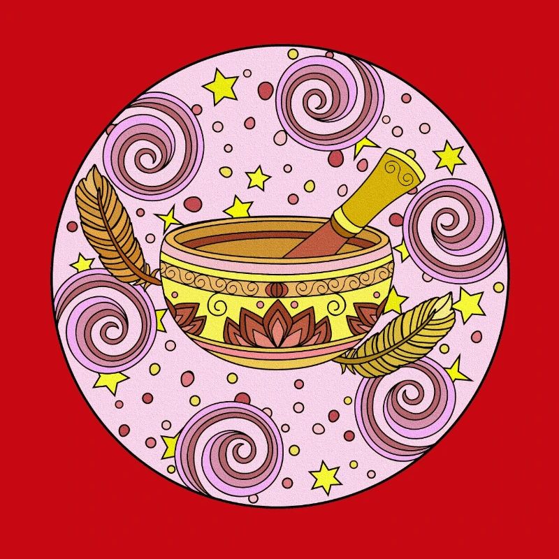 Spiral Singing Bowl Pattern