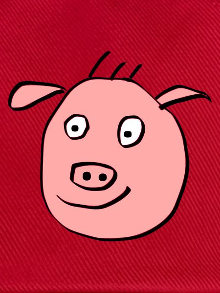Cute pig face