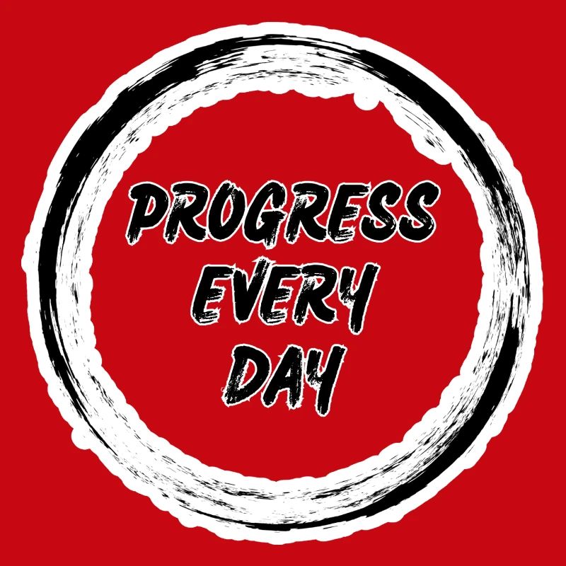 Progress Every Day Zen Circle