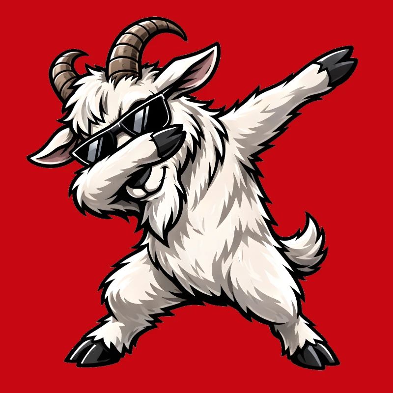 Dabbing Ziege