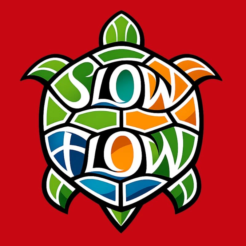 "Slow Flow" Turtle Mosaic