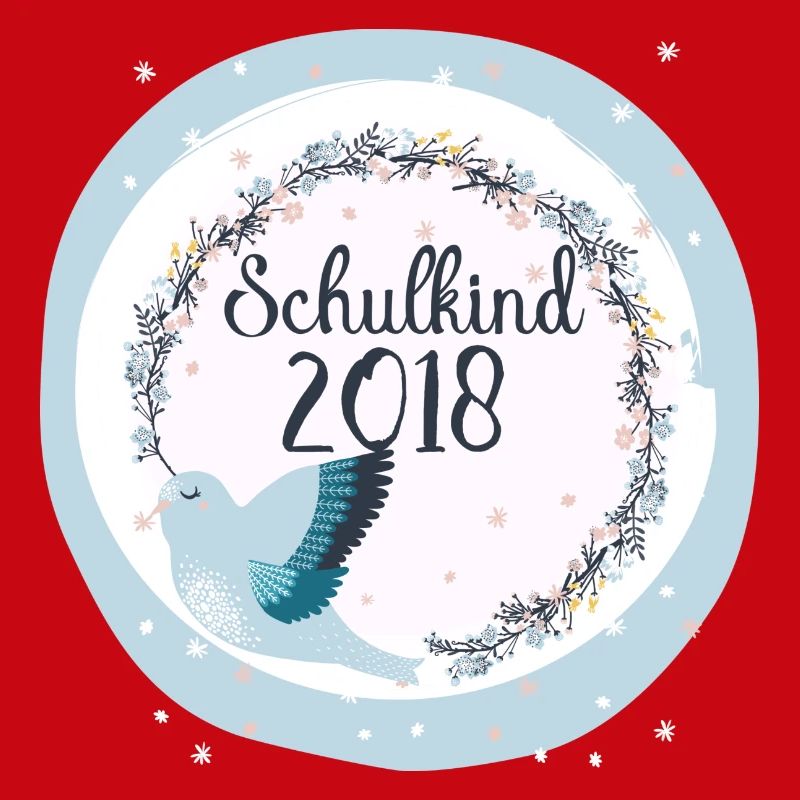Schulkind 2018 Einschulung Vogel Mädchen