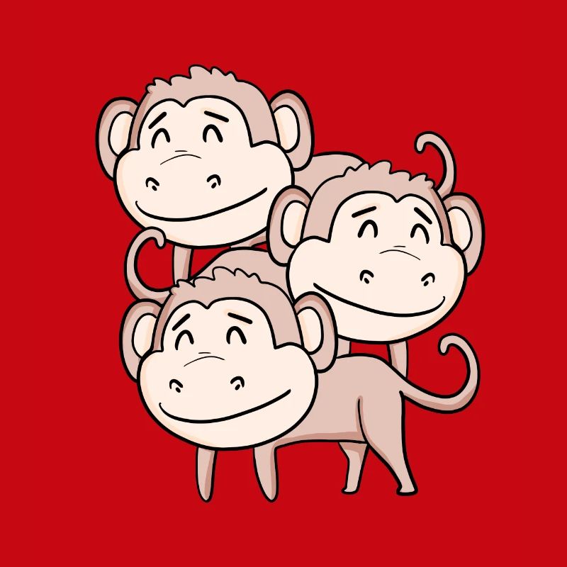 Singes mignons - Singe