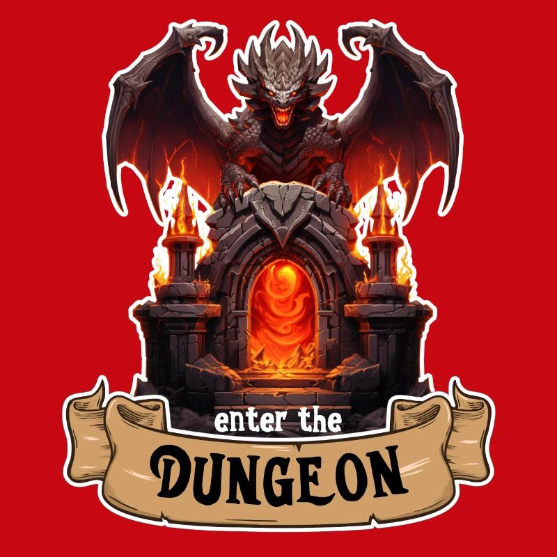 Enter the Dunegon RPG Gate Dragon