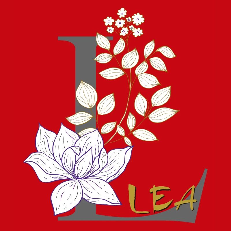 Lettre L Initiale Lea