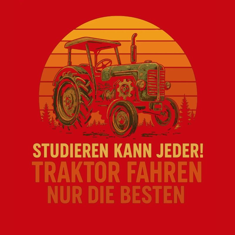 Only the best can study tractor driving