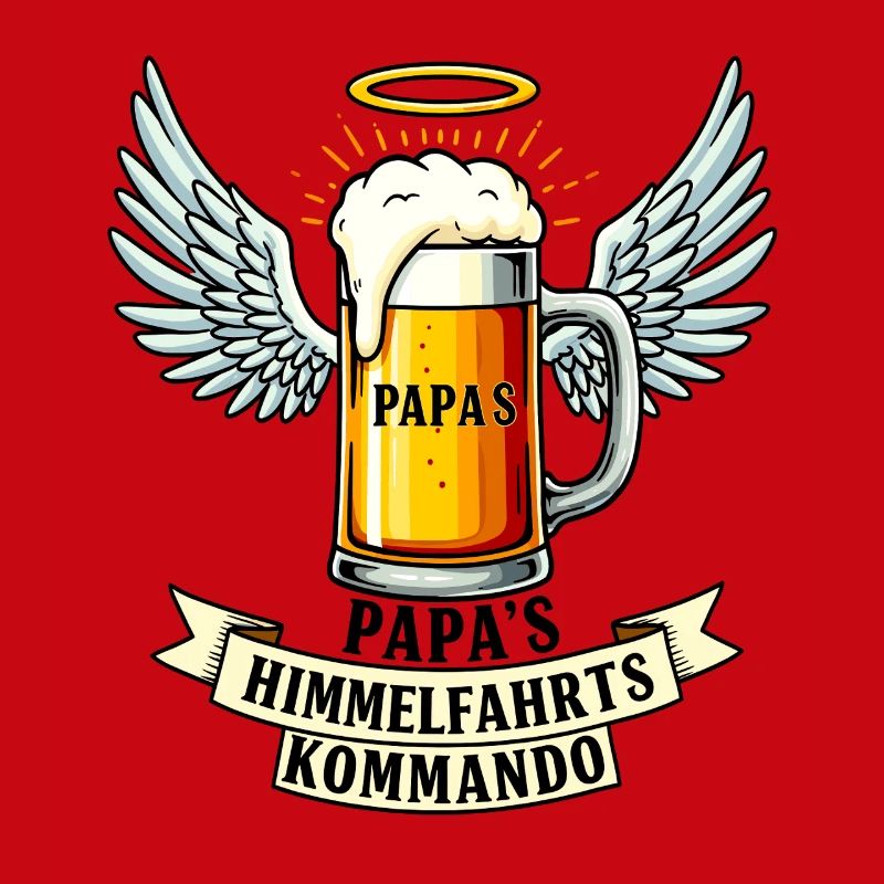 Papas Himmelfahrtskommando - Vatertags Bier Design