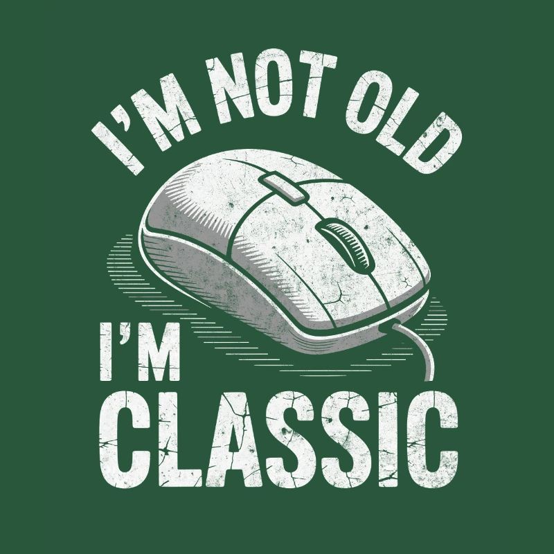 Funny In Classic Computer Mouse