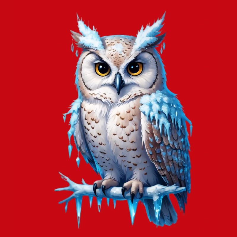 Frostige Eulenmajestät