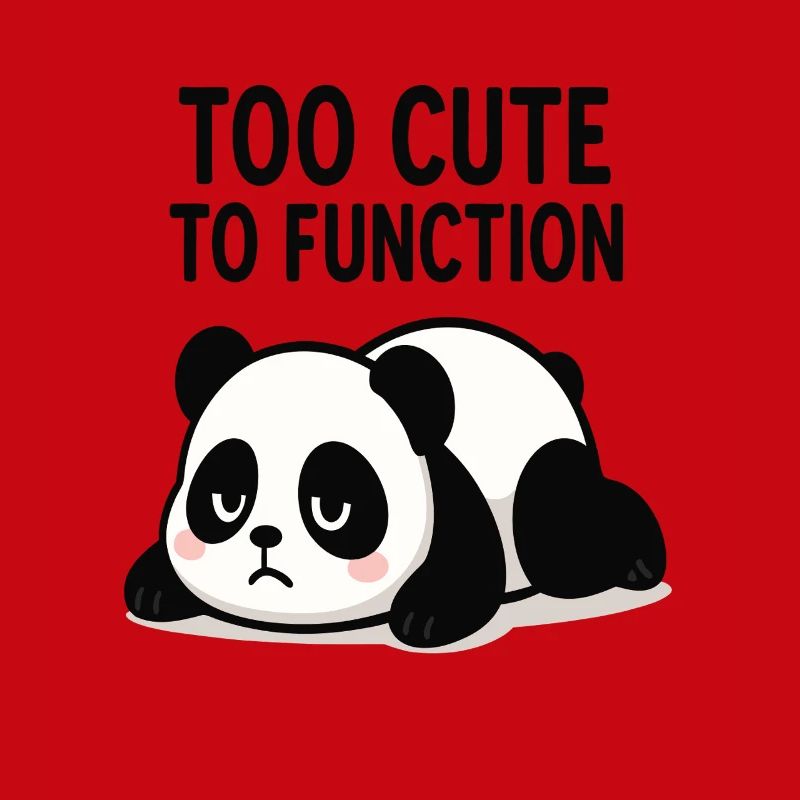 Panda Too Cute To Function