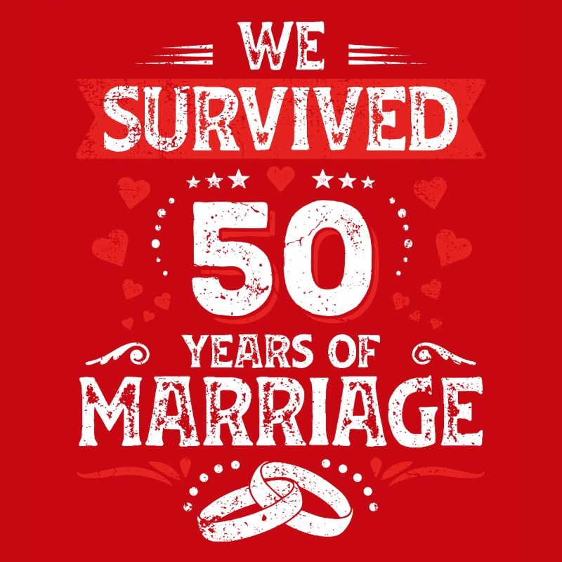 50 Hochzeit Jahrestag Ehemann Ehefrau Ehe