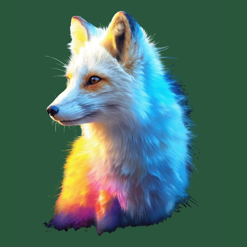 Polarfuchs Schneefuchs Eisfuchs Süßer Weißer Fuchs
