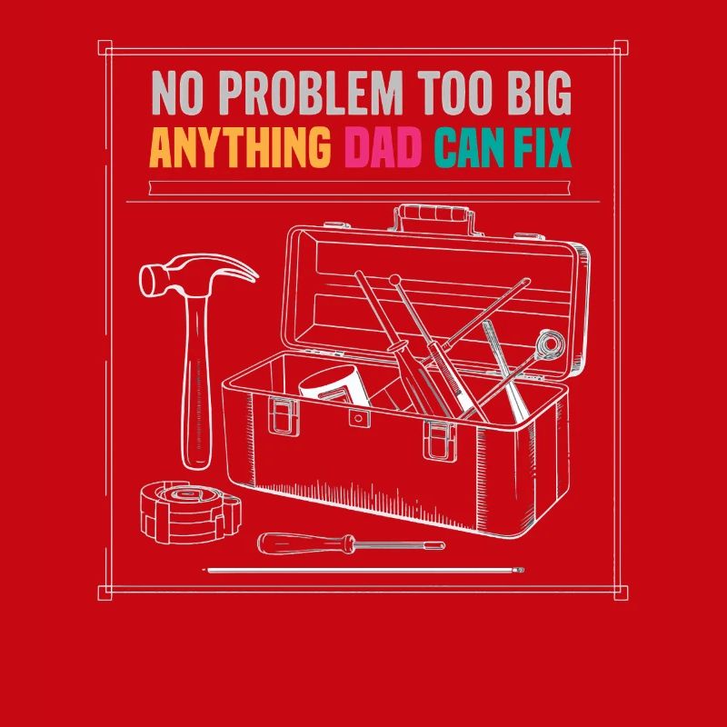 Dad Fix It Toolbox Graphic