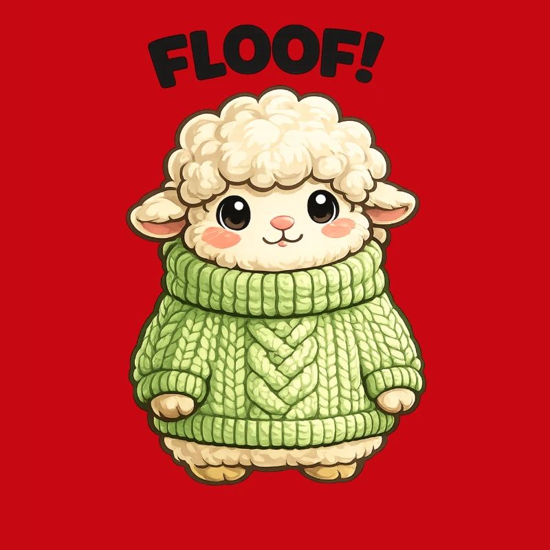 Kuscheliges Schäfchen Pullover Design