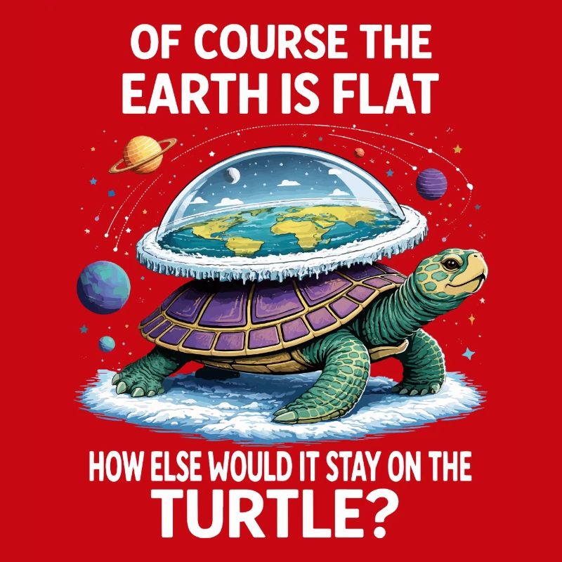 Turtle Flat-Earth Saying