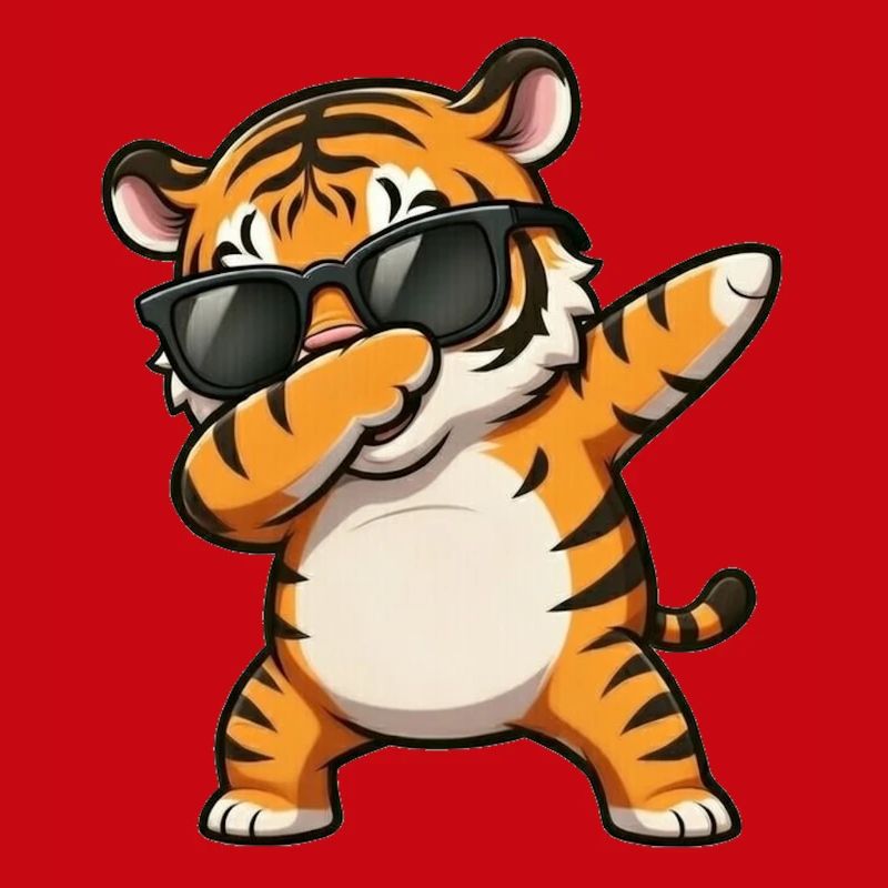 Dabbing Tiger