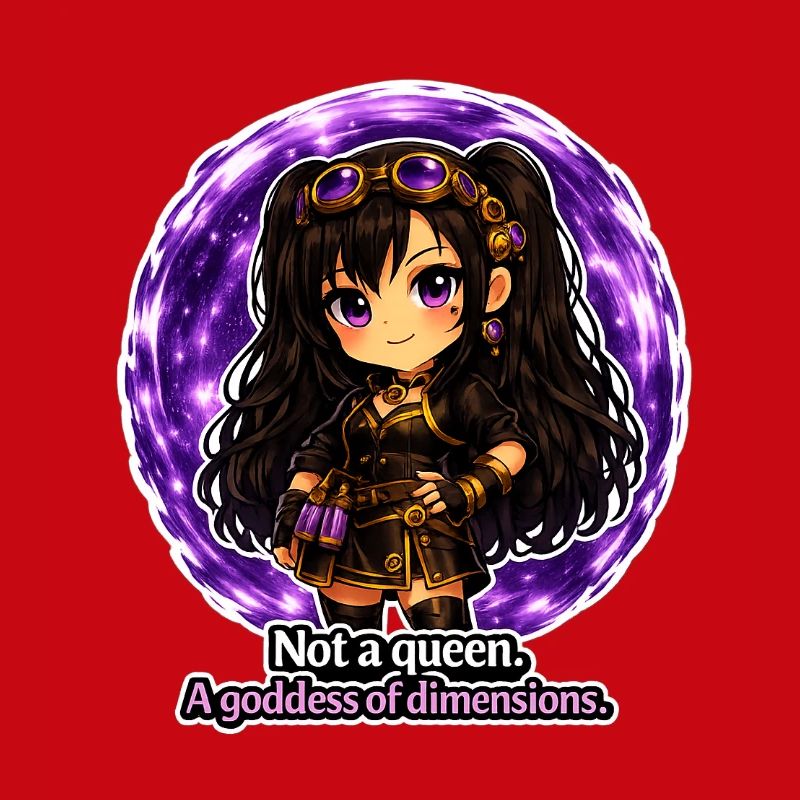 Déesse des Dimensions Lune – Steampunk Chibi