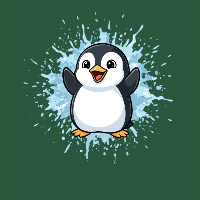 Pingu Splash Blue