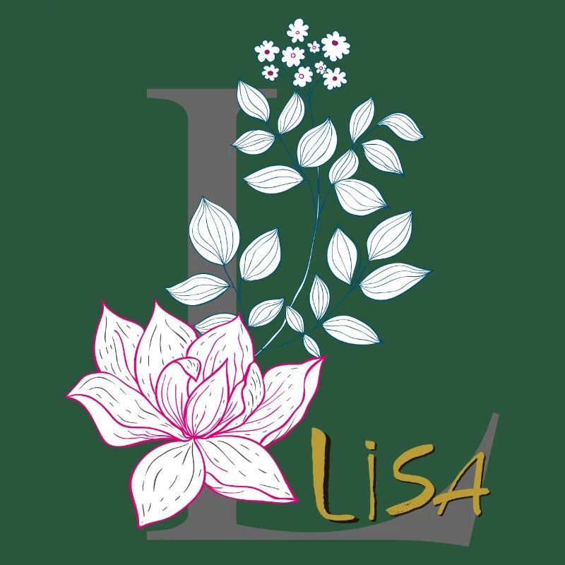 Buchstabe Initiale Lisa