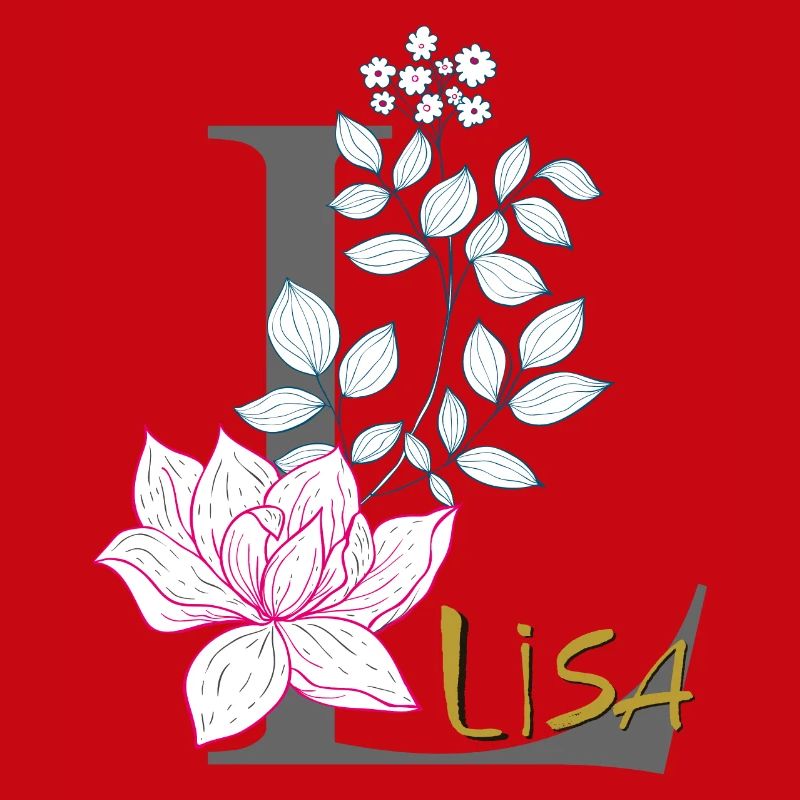Buchstabe Initiale Lisa