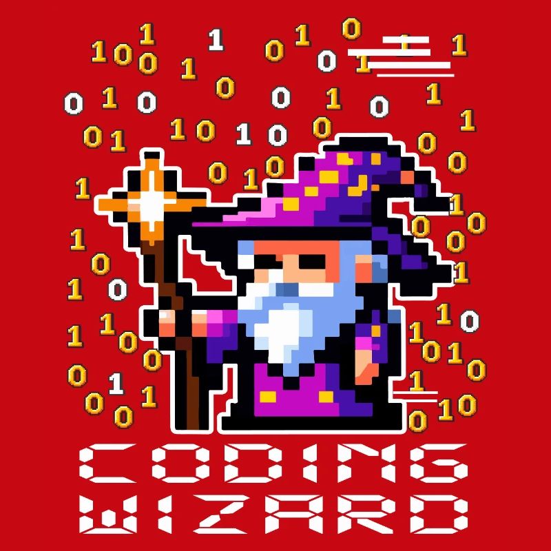Zauberer-Pixel-Code