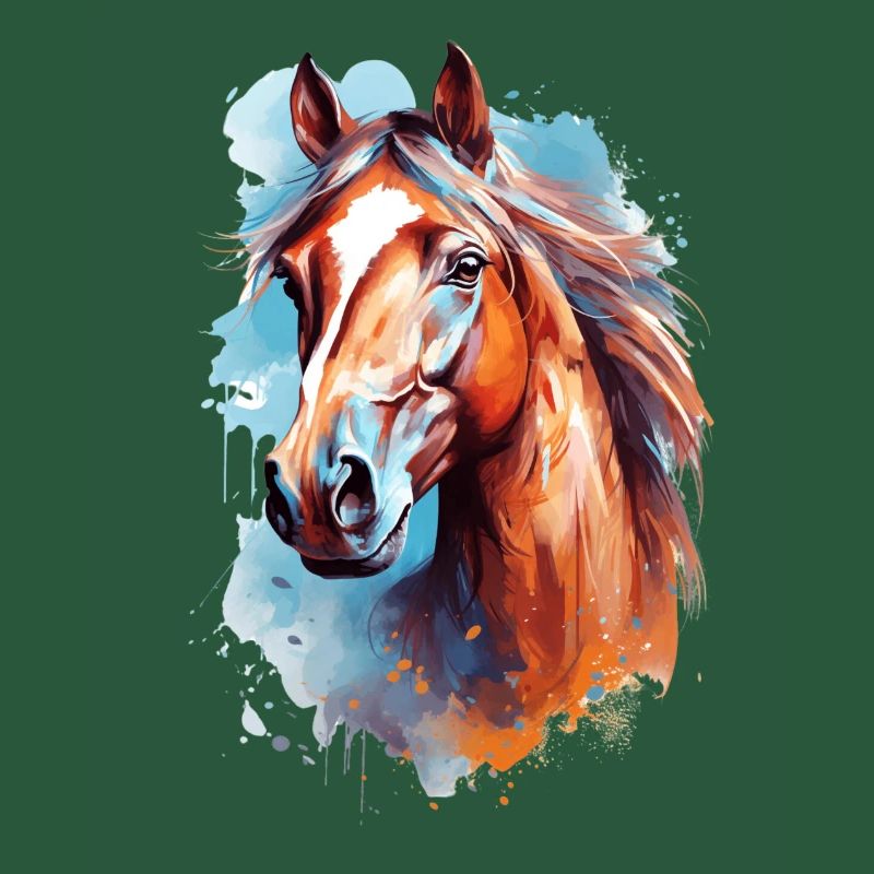 Aqaurell Pferd Design