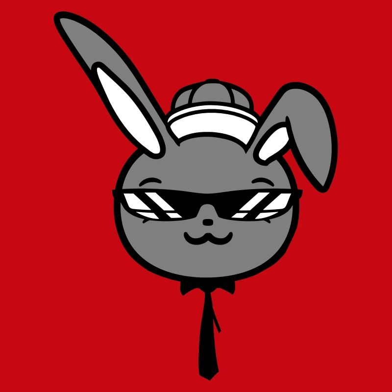 Lunettes de soleil lapin Cappy cravate Cool Hat Comic