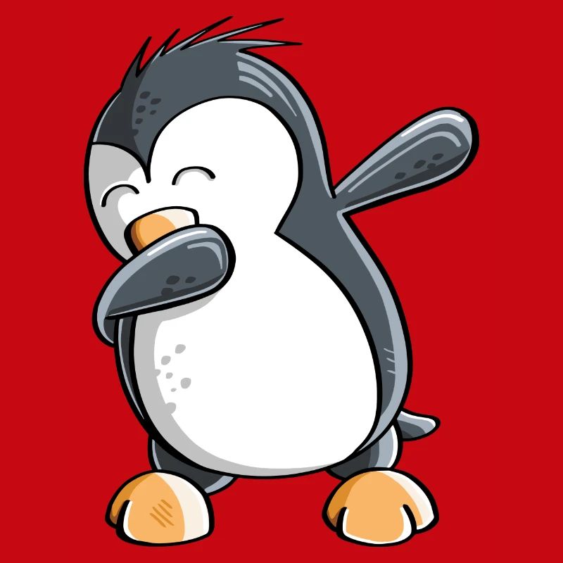 Dab Dance Penguin - Dabbing - Fun Comic - Gift