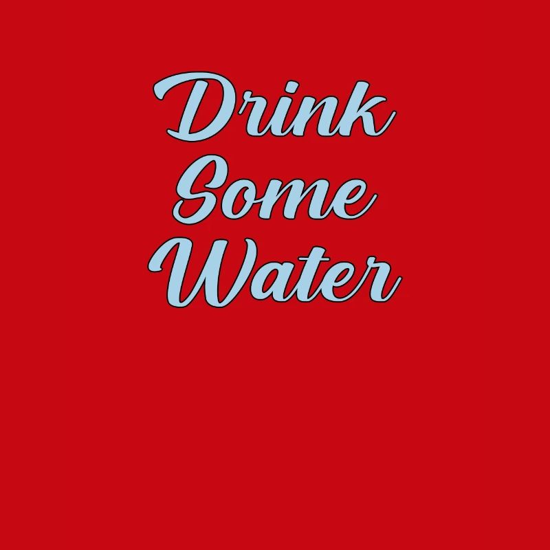 Buvez de l’eau scripte
