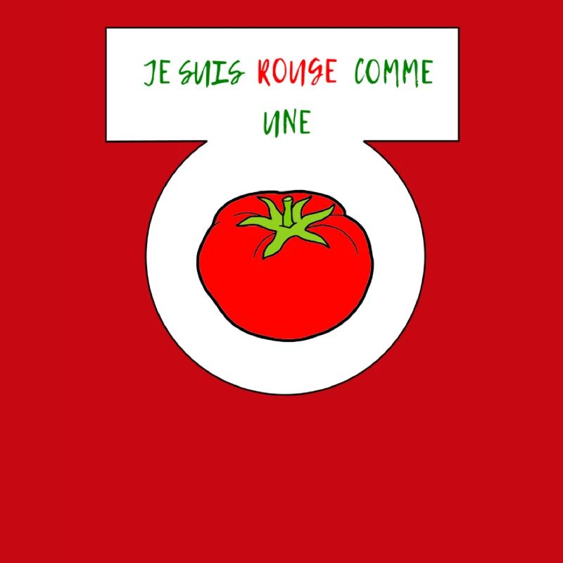 Rouge comme une tomate