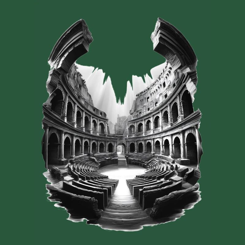 Colisée Circulaire en Ruine
