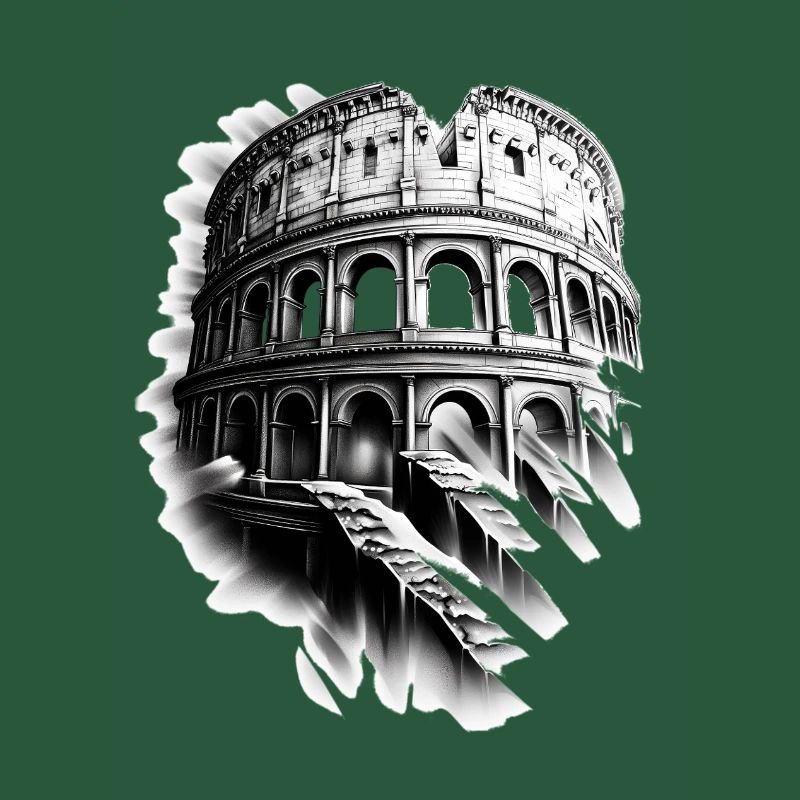 Engraved Colosseum and Spectral Staircase