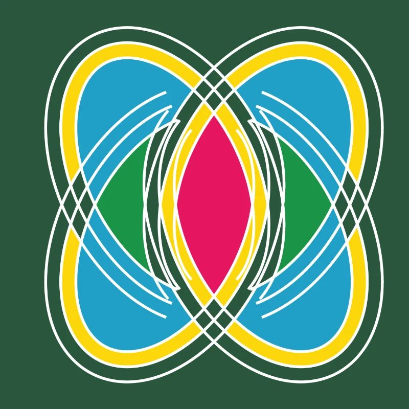 Abstract with different colors and patterns