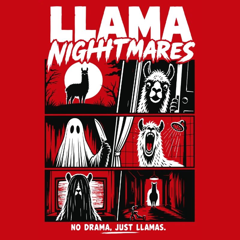 Llama Nightmares Horror Comic