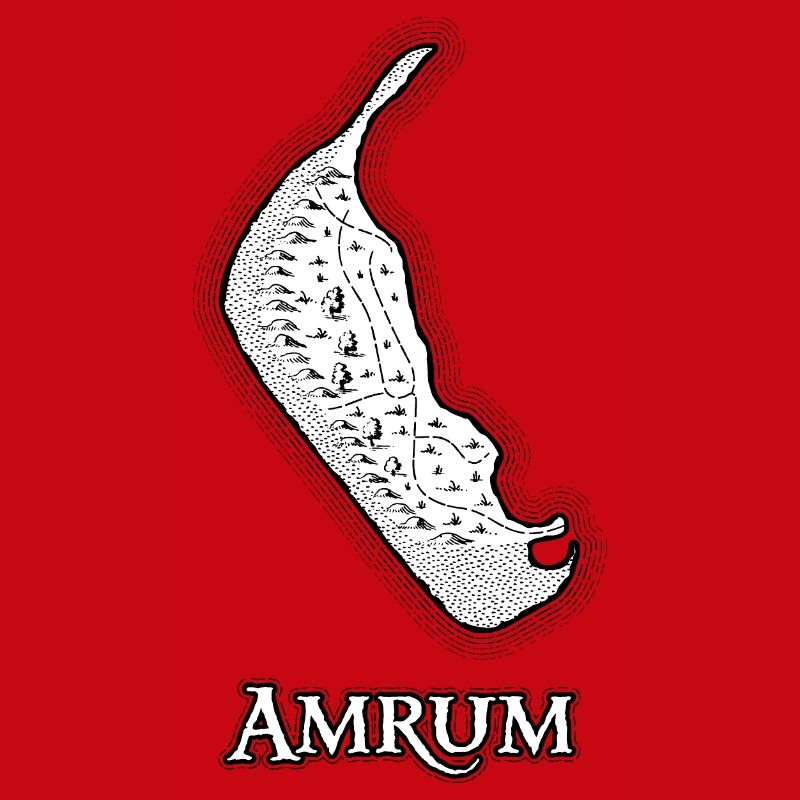Amrum | Antique map | treasure map