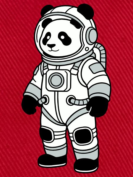 Combinaison spatiale panda bear