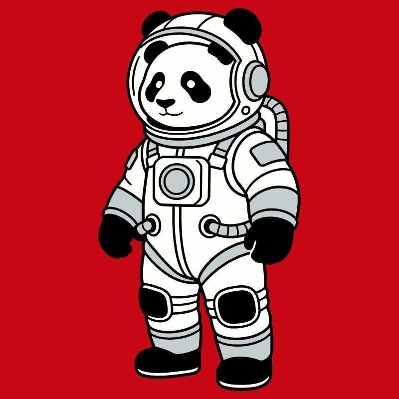 Combinaison spatiale panda bear