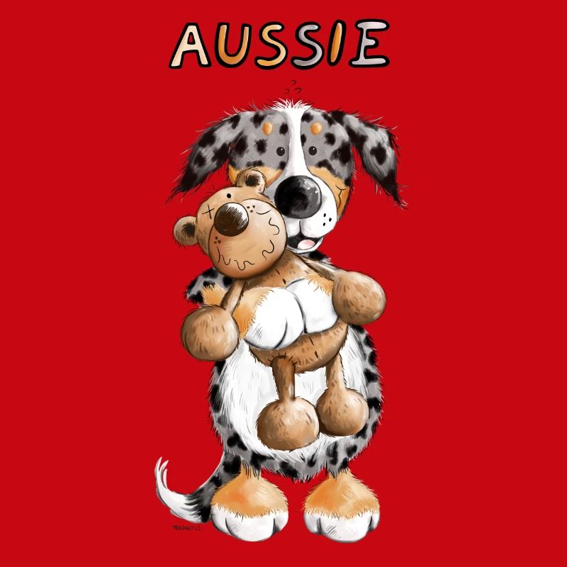 Aussie with teddy